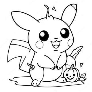 Pagina Para Colorir Do Pikachu De Halloween 6114-4883