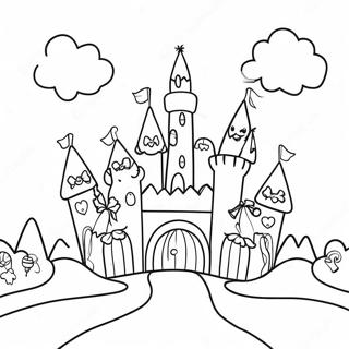 Pagina Para Colorir Castelo Colorido De Candyland 61207-50753