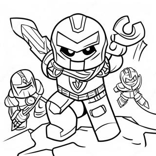 Pagina Para Colorir Nexo Knights Heroicos Em Batalha 61227-50775