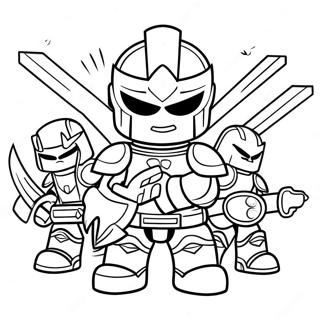 Pagina Para Colorir Nexo Knights Heroicos Em Batalha 61227-50776