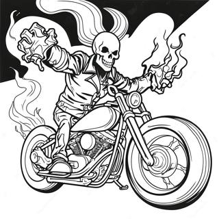 Pagina Para Colorir Do Motoqueiro Fantasma 6124-4891