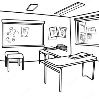 Pagina Para Colorir Da Sala De Aula 61426-50922