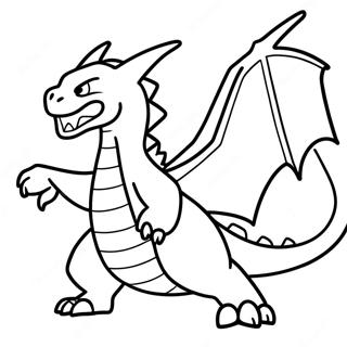 Pagina Para Colorir Do Charizard Gigantamax Flamejante 61447-50938