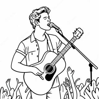 Shawn Mendes Páginas Para Colorir