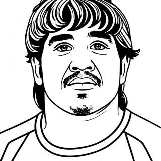 Maradona Páginas Para Colorir