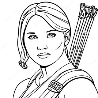 Katniss Everdeen Pagina Para Colorir 61636-51102