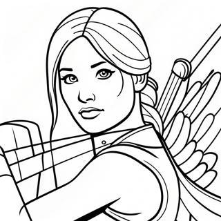 Katniss Everdeen Páginas Para Colorir