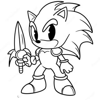 Pagina Para Colorir Do Excalibur Sonic 61716-51154