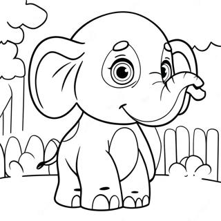 Pagina Para Colorir Do Eubie O Elefante Dos Herois De Higglytown 61767-51195