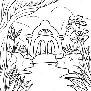 Pagina Para Colorir Do Jardim Botanico 62106-51467