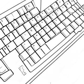 Teclado Páginas Para Colorir