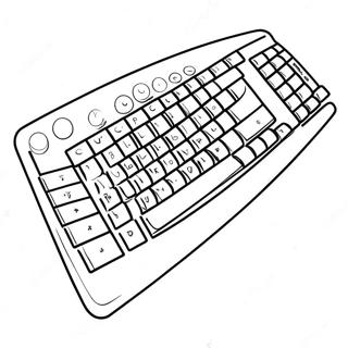 Pagina Para Colorir Do Teclado 62437-51706