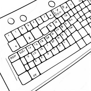 Pagina Para Colorir Do Teclado 62437-51707