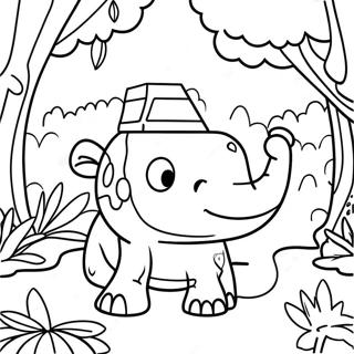 Pagina Para Colorir Do Jungle Junction 62477-51747