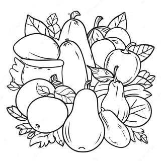 Pagina Para Colorir De Frutas E Vegetais Coloridos 62508-51778