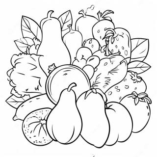 Pagina Para Colorir De Frutas E Vegetais Coloridos 62508-51780