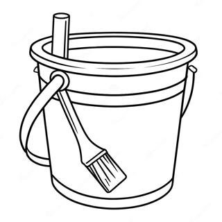 Pagina Para Colorir De Clipart De Balde De Tinta 62547-51810