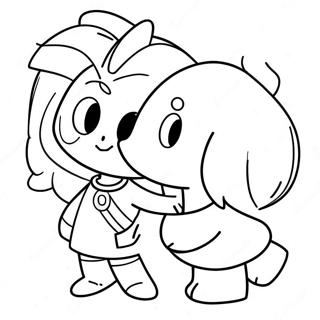 Pagina Para Colorir Chara E Asriel Undertale 6255-4998