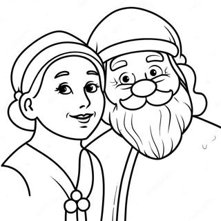 Pagina Para Colorir Do Papai Noel E Da Mamae Noel 62577-51828