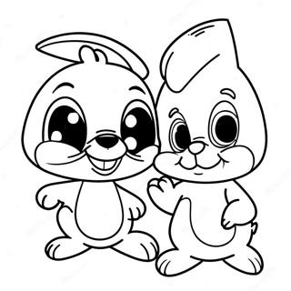 Baby Looney Tunes Páginas Para Colorir