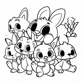 Pagina Para Colorir Dos Adoraveis Personagens Bebes Looney Tunes 62618-51870