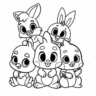 Pagina Para Colorir Dos Adoraveis Personagens Bebes Looney Tunes 62618-51872