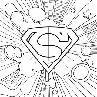 Pagina Para Colorir Do Logo Do Super Heroi 62627-51867