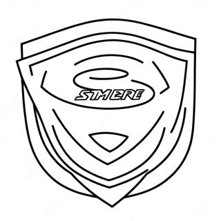 Pagina Para Colorir Do Emblema Dinamico Do Super Heroi 62628-51874