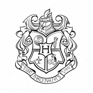 Pagina Para Colorir Do Magico Brasao De Hogwarts 62678-51914