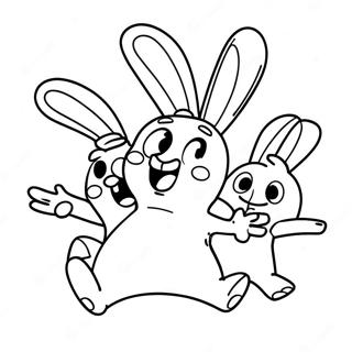 Pagina Para Colorir Dos Rabbids Engracados Em Acao 62718-51945