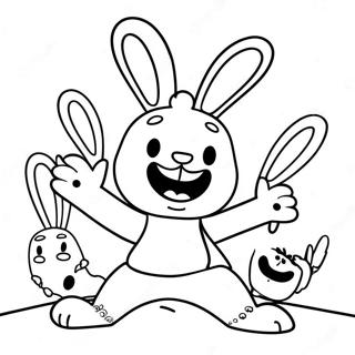 Pagina Para Colorir Dos Rabbids Engracados Em Acao 62718-51948