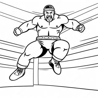 Pagina Para Colorir De Lutador Da Wwe Pulando Em Cima Do Oponente 62738-51964