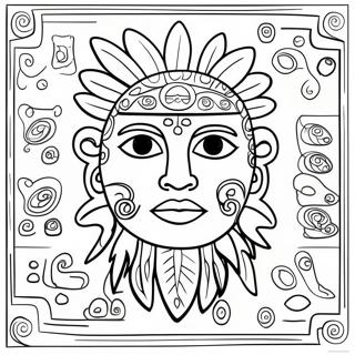 Pagina Para Colorir De Simbolos Tainos Coloridos 62789-51991