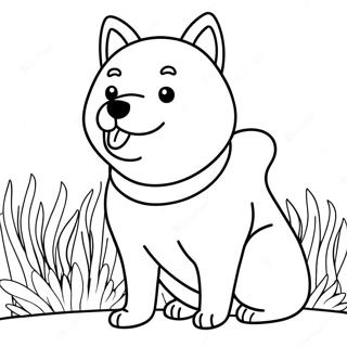 Pagina Para Colorir Do Shiba Inu 62838-52023