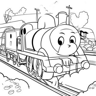 Pagina Para Colorir Personagens Coloridos De Thomas E Seus Amigos 62879-52078