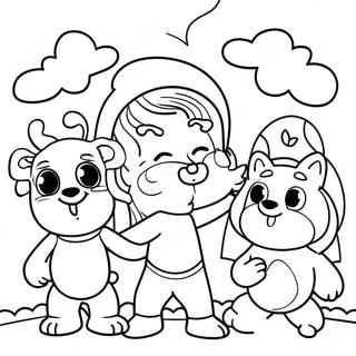 Pagina Para Colorir Simon Com Amigos 62899-52081