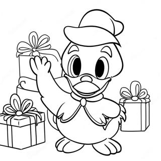 Pagina Para Colorir Donald Duck Natal 62928-52103