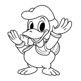 Pagina Para Colorir Donald Duck Em Traje Festivo 62929-52118