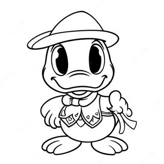 Pagina Para Colorir Donald Duck Em Traje Festivo 62929-52119