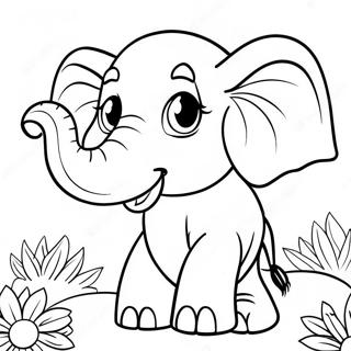 Pagina Para Colorir E E Para Elefante 63019-52179