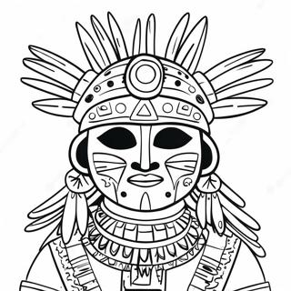 Pagina Para Colorir Da Boneca Kachina Tradicional 63119-52243