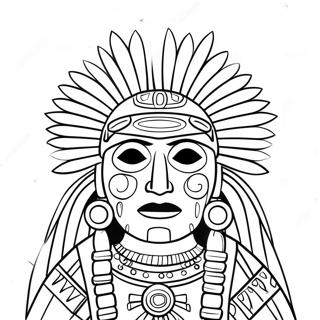 Pagina Para Colorir Da Boneca Kachina Tradicional 63119-52244