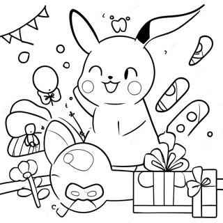 Pagina Para Colorir Da Festa De Aniversario Do Pikachu 63130-52258