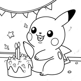 Pagina Para Colorir Da Festa De Aniversario Do Pikachu 63130-52259