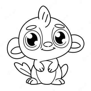 Pagina Para Colorir Do Sobble Fofo Com Olhos Grandes 63140-52265