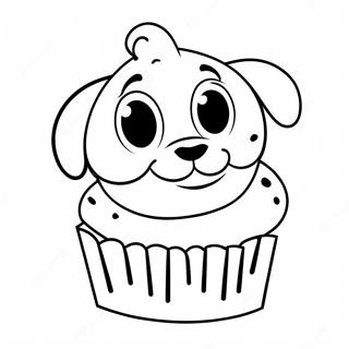 Pagina Para Colorir Do Muffin Bluey 6314-5043