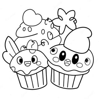 Pagina Para Colorir Do Muffin Bluey Com Amigos 6315-5142