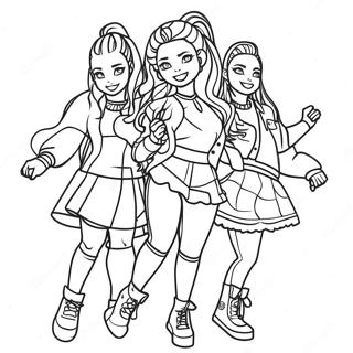 Pagina Para Colorir Membros Do Itzy Em Concerto 63190-52313