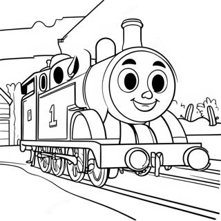 Thomas E Seus Amigos Henry Páginas Para Colorir