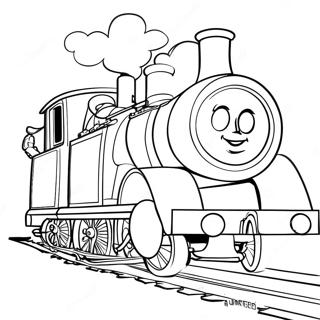 Pagina Para Colorir Henry A Locomotiva Verde 63230-52338